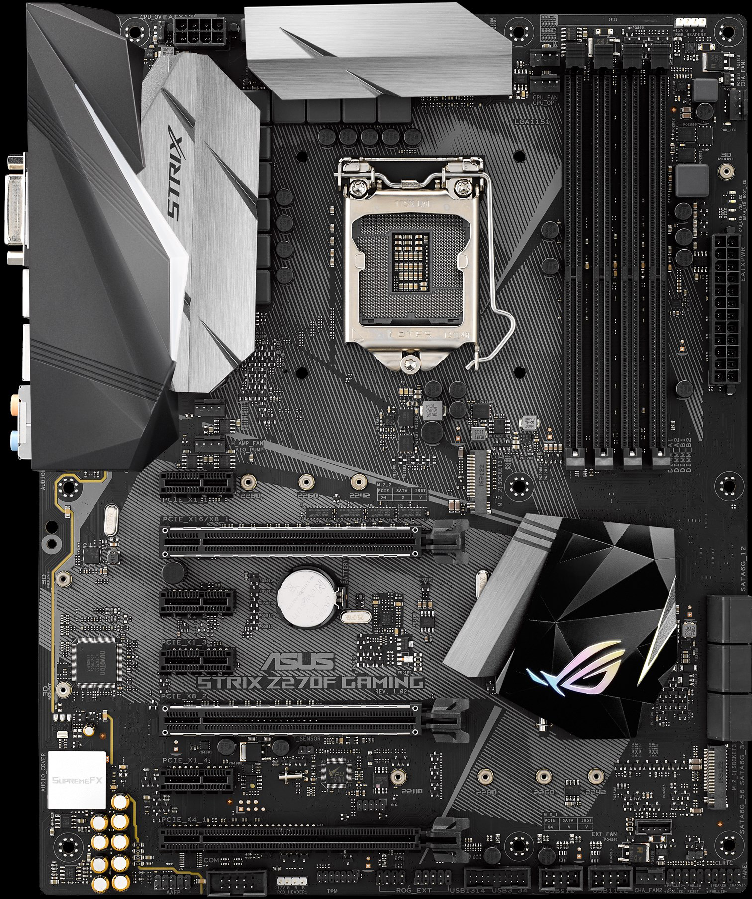 Asus ROG Strix Z270F Gaming - Motherboard Specifications On 